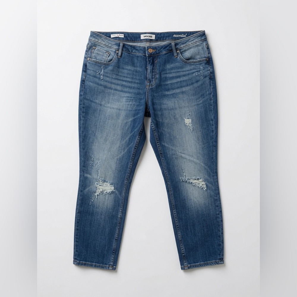 Vigoss “Jagger” Skinny Distressed Jeans